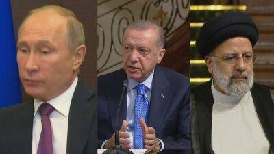 Russia, Turkey and Iran meet in Tehran: Presidents talk on war in Syria and Ukraine