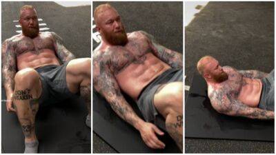 Hafthor Bjornsson: Game of Thrones star shows off incredibly gruelling workout routine