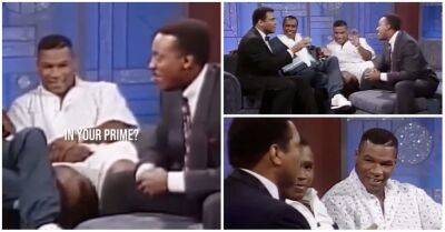 Joe Frazier - Mike Tyson - Muhammad Ali - Mike Tyson's epic response to Muhammad Ali question on 1989 Arsenio Hall Show - givemesport.com