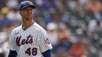 Jacob deGrom's simulated game pushed back due to muscle soreness in right shoulder