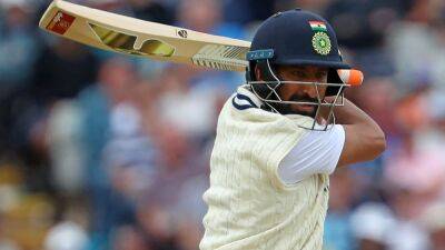 Cheteshwar Pujara - Watch: Cheteshwar Pujara "Does It Again", Scores Third Double Century For Sussex In County Championship - sports.ndtv.com - India - county Sussex
