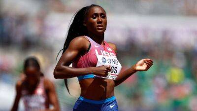 Talitha Diggs happy chasing family legacy at 2022 World Track and Field Championships - nbcsports.com - Usa - Florida - state Oregon