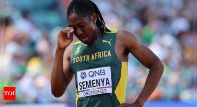 Caster Semenya falls well short in bold bid at world 5000m - timesofindia.indiatimes.com - Usa - South Africa - Ethiopia - London - Japan