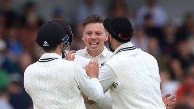 Tim Southee - Michael Bracewell - Bracewell snares hat-trick in first T20 international over - channelnewsasia.com - Ireland - New Zealand -  Belfast