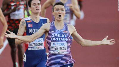 Jake Wightman bags 1,500m win as his commentator father narrates