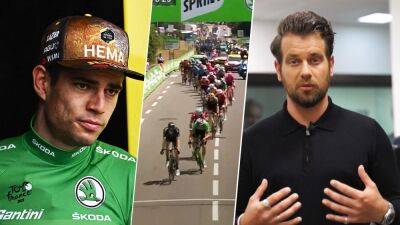 'A slap in the face' - Reaction to 'pointless' incident that left Wout van Aert 'peeved' at Tour de France