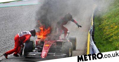 Carlos Sainz Jr. opens up about the terrifying moment his Ferrari caught fire at the Austrian Grand Prix