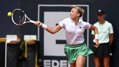 Francisco Cerundolo - Hamburg European Open: Anett Kontaveit advances to quarterfinals in victory over Rebecca Peterson - foxnews.com - Russia - Germany - Usa - Estonia