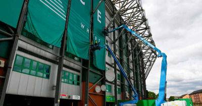 Celtic Park undergoing summer makeover as photos reveal first look at new Parkhead banner