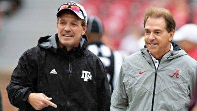 Nick Saban - Jimbo Fisher says 'no ill will' toward Nick Saban after feud earlier this year - espn.com - Florida -  Atlanta - state Texas - state Alabama - county Tuscaloosa