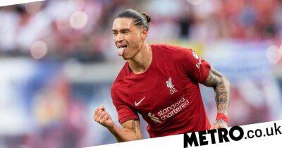 Fabio Carvalho - Jurgen Klopp - Harvey Elliott - Roberto Firmino - Darwin Núñez - Darwin Nunez scores four goals as Liverpool smash RB Leipzig in pre-season friendly - metro.co.uk - Uruguay