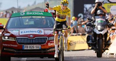 Tadej Pogacar - Jonas Vingegaard - Jonas Vingegaard shows his class before powering up final climb to all but secure Tour de France win - msn.com - France - Uae - Slovenia