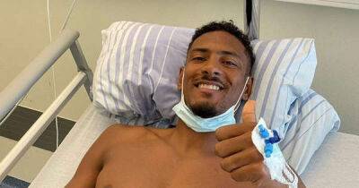 Sebastien Haller posts hospital picture after completing "step one" of tumour treatment