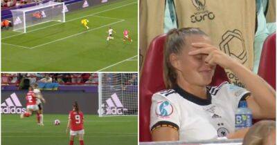 Euro 2022: Germany’s Klara Bühl forced to relive terrible miss on big screen