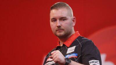 Dimitri Van den Bergh shocks close friend Peter Wright at World Matchplay