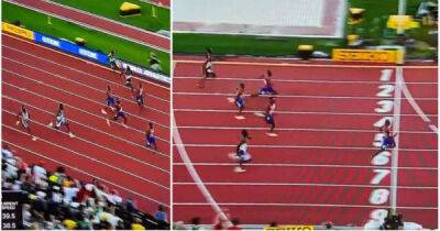 Fred Kerley - Michael Johnson - Noah Lyles - Noah Lyles comes closest in 11 years to breaking Usain Bolt's 200m WR with emphatic run - msn.com - Usa - state Oregon - Jamaica