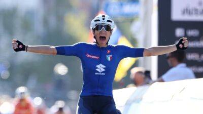 Marianne Vos - Italian Balsamo ends Dutch reign in women's world road race - channelnewsasia.com - Netherlands - Italy - Austria - Poland -  Tokyo