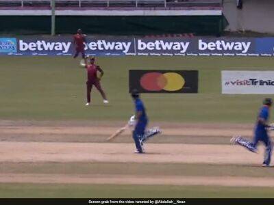 Nicholas Pooran - Kyle Mayers - Watch: Nicholas Pooran's Direct-Hit Runs Out Shubman Gill In 1st India vs West Indies ODI - sports.ndtv.com - India