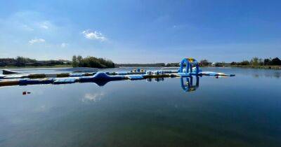 The outdoor waterpark with an inflatable assault course where you can try wakeboarding, paddle boarding and more