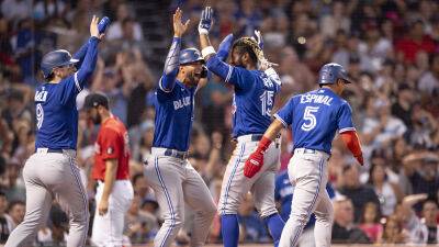 Blue Jays set franchise record with 28 runs Friday night at Fenway Park