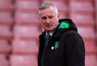 Michael O’Neill reacts as Stoke City’s busy transfer window continues