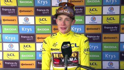 Tadej Pogacar - Geraint Thomas - Wout Van-Aert - Jonas Vingegaard - ‘Just shows how close we are!' – Jonas Vingegaard on ‘brother’ Wout van Aert’s tears at Tour de France - eurosport.com - France