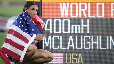 Sydney McLaughlin shatters 400 hurdles record with 50.68