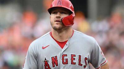 Los Angeles Angels' Mike Trout (rib) won't be back from IL when eligible