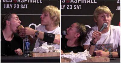 Paddy Pimblett - Tom Aspinall - Molly Maccann - Molly McCann and Paddy Pimblett held a joint press conference and it was pure chaos - givemesport.com - Britain - Germany
