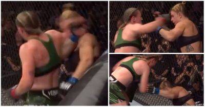 Molly McCann KO: Slow motion footage is even more brutal
