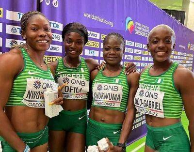 Nigeria smash African record but miss out on medal as USA win women’s 4x100m - guardian.ng - Germany - Spain - Usa - state Oregon - Nigeria - Jamaica