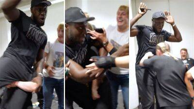 Molly McCann and Paddy Pimblett's chaotic celebrations with Stormzy after UFC London