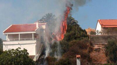 Major wildfires sweep through north, south and east Greece