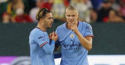 Erling Haaland & Jack Grealish are developing a bromance as tunnel footage v Bayern emerges