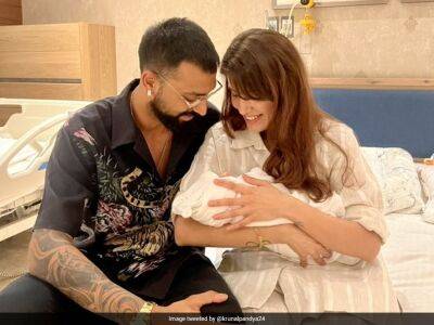 Krunal Pandya And His Wife Pankhuri Blessed With Baby Boy. See Pics