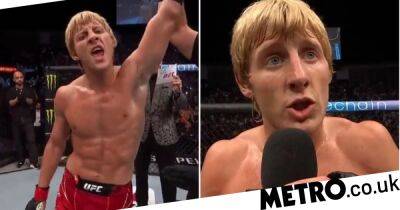 Paddy Pimblett delivers emotional speech after losing friend to suicide just days before UFC win