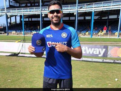 India vs West Indies: Avesh Khan Makes His ODI Debut, Replaces Prasidh Krishna