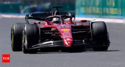 Max Verstappen - Charles Leclerc - Charles Leclerc crashes out of French Grand Prix while leading - timesofindia.indiatimes.com - France - Spain - Monaco - Azerbaijan