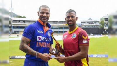 Shikhar Dhawan - India Fined 20% Match Fees For Slow Over-Rate In 1st ODI vs West Indies - sports.ndtv.com - Spain - India -  Port-Of-Spain -  Wilson