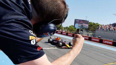 Max Verstappen extends championship lead with victory in France after Leclerc crashes out