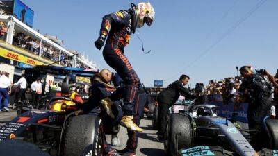 Max Verstappen - Lewis Hamilton - George Russell - Charles Leclerc - Verstappen wins in France after Leclerc crashes out - channelnewsasia.com - France