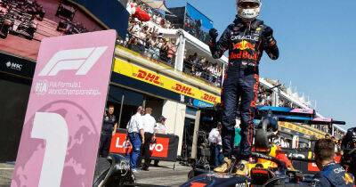 Max Verstappen takes French GP win ahead of Lewis Hamilton as Charles Leclerc crashes out