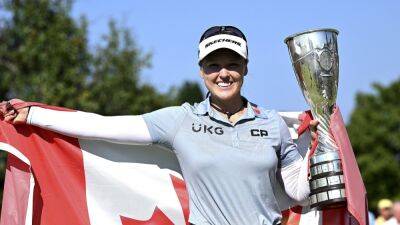 Brooke Henderson ends six-year major drought at Evian Championship in France