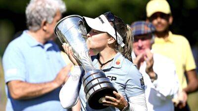 Brooke Henderson overcomes shocking four-putt to secure Evian Championship glory in the French Alps