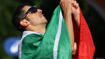 Italy's Stano wins men's 35km race walk at worlds