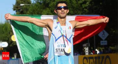 Italy's Stano wins men's 35km race walk at World Athletics Championships