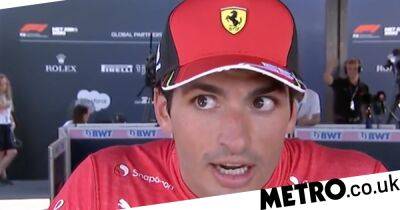 ‘We are not the disaster people say we are’ – Carlos Sainz hits back at Ferrari critics after French Grand Prix