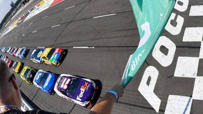 Denny Hamlin wins NASCAR Cup race at Pocono Raceway