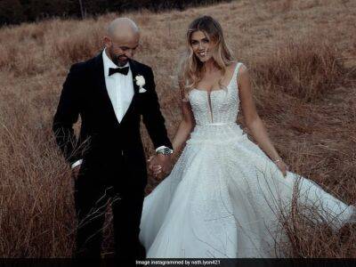Australia Spinner Nathan Lyon Gets Married To Emma McCarthy. See Pic