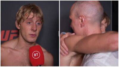 Paddy Pimblett - Molly Maccann - Paddy Pimblett’s heroic backstage interview about mental health at UFC London - givemesport.com - Jordan